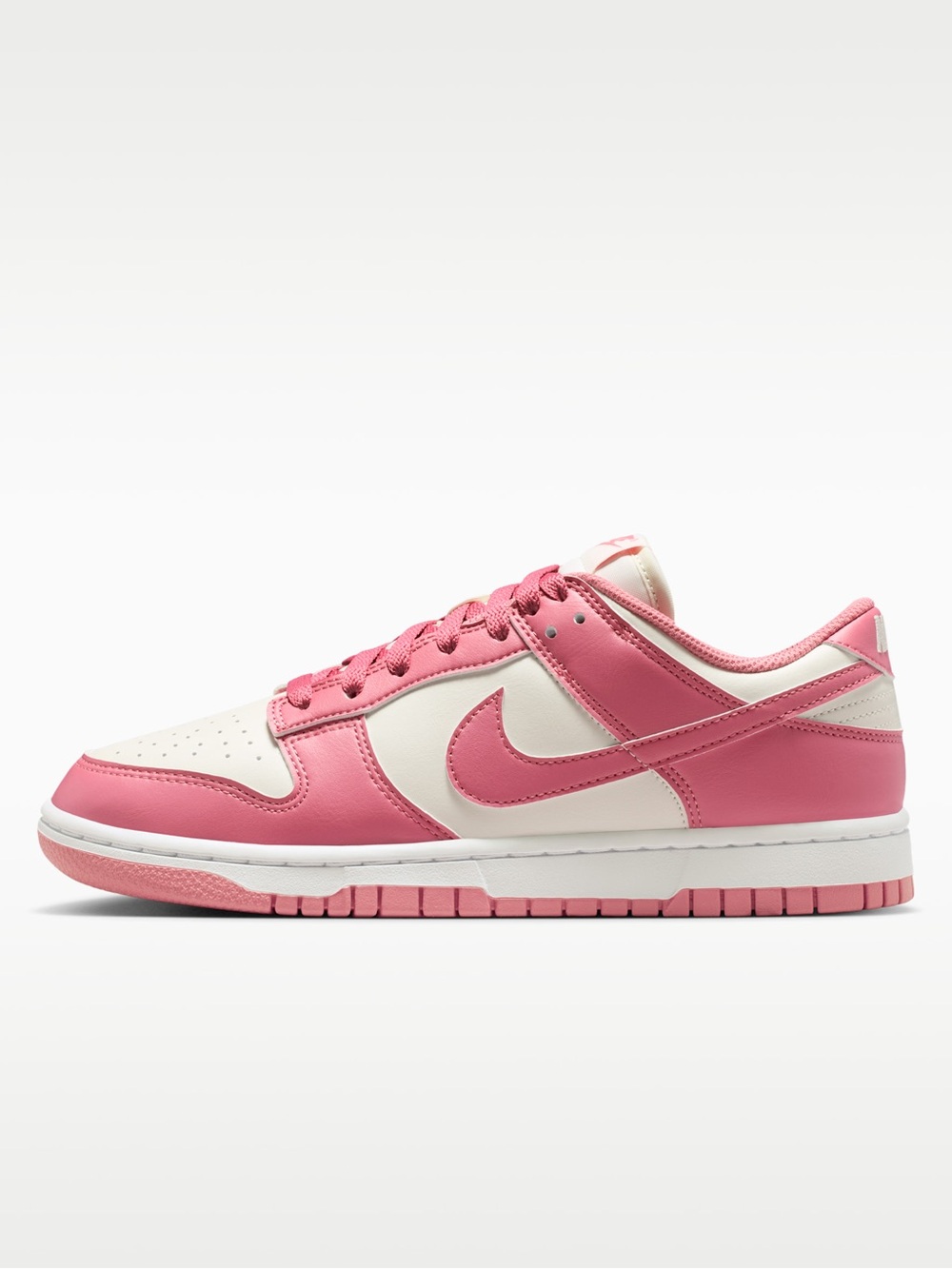 Women’s Nike Dunk Low Sail/White/Peony Sneakers Size 6